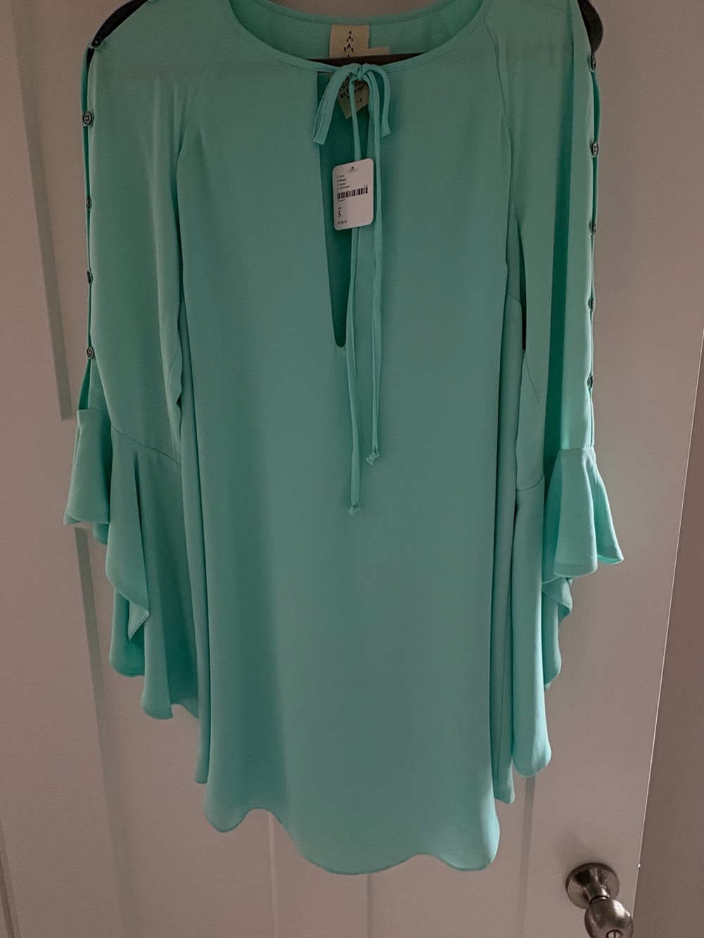 Free People Mint Green Mini Dress